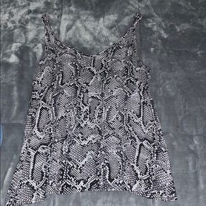 Snake Print tank top